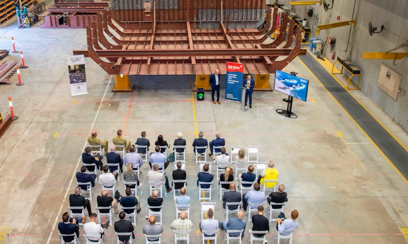 Birdon, laying of the coin, Corporate photography perth, industrial photography perth, construction photography perth, Henderson ship building,ship building, perth photographer