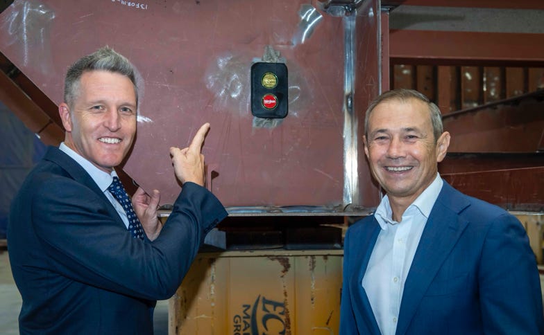 Birdon, laying of the coin, Corporate photography perth, industrial photography perth, construction photography perth, Henderson ship building,ship building, perth photographer